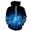 Sudadera con capucha 2023 nueva sudadera para hombre sudadera con capucha de impresión digital 3D entrega de una pieza con capucha