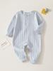 Pijama Infantil Algodão Puro Roupas Infantis Macacão Bebê Recém-Nascido Harper Bebês Meninos e Meninas Primavera e Verão Manga Longa Roupa Base para Engatinhar