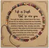 Pulsera tejida de piedra natural ajustable 4 mm Hoja Picasso Piedra de pino rojo Cuentas planas Cuentas de esquina cortada Piedra de pino rojo tejida