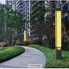 Luz de Pátio LED Externa Luz Quadrada para Paisagismo Luz Quadrada para Paisagismo Externa de 3m Luz Moderna de Pátio para Comunidade Estilo Chinês Novo