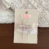 Excelente Presilha de Cabelo Estrela em Renda Doce com Renda Elegante, Coração com Pérolas e Borda com Strass Acessório de Cabelo de Princesa