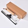 Acero Inoxidable Mango de Madera Silicona Rascador de Vidrio Limpieza Especial Rascador de Vidrio Limpieza de Encimeras Limpiador de Vidrio de Baño