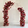 Arco de Ferro Forjado Pós-Casamento Suporte de Flores Chifre de Touro Porta Chifre de Carneiro Decoração de Casamento ao Ar Livre Arco Porta de Casamento