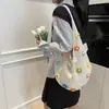 Bolsa de Ombro Única Vazada Tecida à Mão Feminina Transfronteiriça Nova Bolsa Tote Bolsa de Praia Grande Capacidade Bolsa de Mão Fashion