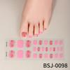 Zhengxiang Calcomanías Personalizadas de Gel para Uñas Arte Francés para Pies Luz UV Semi-horneadas Semi-curadas Calcomanías para Uñas de los Pies Venta al Mayoreo Comercio Exterior