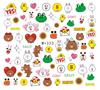 Desenho Animado Nova Marca d'Água Adesivos Nail Art E-commerce Transfronteiriço Nail Art Marca d'Água Desenho Animado Menina Bonita Fofos Adesivos Nail Art