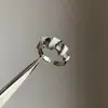 Anel Aberto Esmalte Gota Design de Nicho Feminino Senso de Design Alto Senso Delicado Elegante Anel Versátil Dedo Indicador Sobreposto para Mulheres