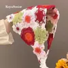 Pañuelo de Encaje Estilo Pastoral Francés para Mujer 2026 Nuevo Pañuelo Triangular Cinta para el Cabello Verano Delgada Cinta para el Cabello Cinta para el Cabello Tocado