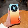 Funda de Teléfono Gradiente Adecuada para Huawei Mate80 Moderna Mate60/Mate70Pro Cubierta Completa Lente de Cristal