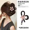 Pinza de pelo coreana de alta gama para mujer, exquisita pinza de tiburón para la parte trasera de la cabeza, pinza de pelo de verano, pasador de estrella de dibujos animados, accesorio para el cabello