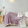Amazon Comercio Exterior Transfronterizo Tafetán Compuesto Lana de Cordero Manta Doble Cara Manta Manta Otoño e Invierno Manta Cubierta de Doble Capa