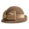 Sombrero Nuevo Estilo 2026 para Mujer, Boina de Lana Otoño e Invierno, Sombrero Pequeño Retro Británico, Elegante y con Estilo, Azafata al por Mayor
