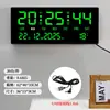 Reloj Electrónico Digital Inteligente de Pantalla Grande para Oficina y Sala de Estar, Reloj Digital con Calendario Perpetuo, Reloj de Escritorio y Pared Luminoso Multifuncional