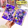 Caderno Original Cartoon A7 Acrílico de Folhas Soltas, Caderno de Estudante Anime Estética Fofa Feminina