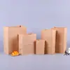 Bolsa de Papel Kraft con Fondo Cuadrado, Empaque para Alimentos a Prueba de Grasa, Bolsa Recubierta Engrosada, Bolsa para Llevar Pan Tostado, Ahora Disponible