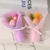 Presentes de Flores Artificiais, Flores Eternas, Mini Buquês, Rosas de Tricô, Flores Pom-pom, Acessórios Decorativos, Atacado Transfronteiriço