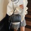 Bolso de Mano Simple de Otoño Bolso Tote Pequeño Bolso de Mujer 2025 Nuevo Bolso Cuadrado Pequeño Retro Bolso Cruzado Versátil para Teléfono Móvil