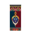 Tíbet Thangka Estatua de Buda Tela Colgante Tela de Pared Tela de Fondo Sala de Estar Pasillo Tapicería de Tela Decoración de Pared Pintura Colgante de Ópera del Tíbet