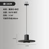 Candelabro Pequeño de Travertino Negro, Lámpara Sencilla para Restaurante, Colgante de Lujo Ligero Estilo Moderno para Comedor, Lámpara de Barra junto a la Cama de Dormitorio, Lámpara Decorativa de Mesita de Noche