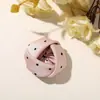 Clip para el pelo, coletero, accesorio para la cabeza, broche, accesorio floral para la ropa, de tela roja de lunares vintage, suave y favorecedor, rosa DIY