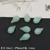 Imitación de Vidrio Color Ágata Verde Aventurina Vidrio con Agujero para Joyería Calabaza Cuentas Sueltas Accesorios para Pulsera Collar Colgante DIY Venta al por Mayor