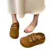 Zapatos Birkenstock Retro Completamente Cubiertos que Aumentan la Altura para Mujer 2026 Otoño Nuevo Estilo Suela Gruesa Versátiles Casuales Mocasines sin Cordones