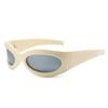 Nuevas Gafas de Sol Futuristas de Moda Europea y Americana Ins Personalizadas Avant-garde Hip-Hop Sesión de Fotos Callejera Gafas de Sol Resistentes a los Rayos UV