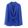 Aliexpress Export Ropa Europea y Americana Vestido Estilo Francés con Cinturón Chaqueta de Traje Pequeña + Pantalones Casuales