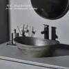 Lavabo de Encimera Artístico para Uso Doméstico, Lavabo de Cerámica, Lavabo Vintage para Patio, Balcón, Lavabo de Baño