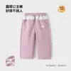 Calças compridas femininas para usar por cima calças de bumbum calças infantis atacado calças de moletom para menina estilo novo calças PP de bebê desenho animado quentes