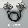 Pinza de pavo real retro de alta gama para mujer, herramienta para moño alto de flor en la parte posterior de la cabeza, clip de torsión para moño perezoso, accesorio para el cabello