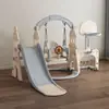 Juego de Columpios y Tobogán Infantil al por Mayor para Uso en Casa, Piscina de Bolas Oceánica para Interiores, Canasta de Baloncesto para Bebé, Porterías de Fútbol Juguetes