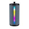 Nuevo altavoz Bluetooth inalámbrico para exteriores, impermeable, portátil, con subwoofer con sobrepeso y lámpara RGB, personalización estéreo cilíndrica