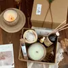 Vela Perfumada de Cáscara de Coco Caja de Regalo de Aromaterapia Incienso Libre de Humo Cera de Coco Hecha a Mano Fragancia Souvenir de Vacaciones de Alta Gama