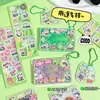 Lindas pegatinas de panda para scrapbooking DIY, material cortado a láser para decoración de escenas de dibujos animados infantiles