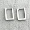 Nuevos aretes de acero inoxidable 2024 aretes geométricos con forma especial aretes poligonales aretes de acero de titanio fábrica venta al por mayor