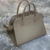 Bolso de mano de piel de vaca de primera capa, sencillo, de gran capacidad, para uso diario, versátil, tipo mensajero, de piel auténtica, para mujer
