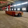 Vehículo Plano Eléctrico de Baja Tensión Alimentado por Rieles, Oruga de Paso Elevado de Doble Vía, Carrito Plataforma de Carga Montado en Rieles Controlado Remotamente