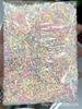 Vidro transfronteiriço luminoso 3mm / 4mm pequenas contas de arroz perfuradas jóias frisadas artesanais diy contas soltas acessórios de jóias