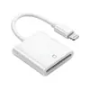 Lector de Tarjetas de Cámara Sd Tf Tipo-C Cable Adaptador Otg para Tarjeta de Memoria de iPhone Dos en Uno Adecuado para Apple