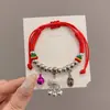 Pulseira de corda colorida zongzi do Festival do Barco-Dragão 2026 novo modelo pulseira trançada artesanal étnica infantil atacado corda vermelha