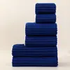 Juego de seis piezas de toalla de mano y toalla de baño transfronterizo, forro polar de coral, secado rápido, absorbente, para lavar la cara, bañarse y belleza, juego de toallas de regalo de comercio exterior