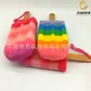 Esponja de baño para niños cuadrada helado limpieza esponja de arcoíris forma especial corte moldeo Baño Baño Baño Baño