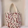 Elegante Bolso de Tela Artístico Vintage Otoño Nuevo Bolso de Mujer Bolso de Pana Bolso para el Almuerzo Bolso de Mano Bolso de Mamá