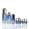 30g50g traje de cosméticos botella de vidrio crema de agua sub-botella botella de vidrio transparente semicircular material de embalaje cosmético
