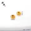 Acessórios para Joias DIY Banhados a Ouro no Atacado, Estilo Chinês, Retenção de Cor Forte, Fragmentos de Ouro, Contas Espaçadoras de Estrela de Cinco Pontas, Pulseira, Colar, Pequenas Contas Douradas