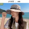 Chapéu de Sol Versátil e Fashion que Faz o Rosto Parecer Menor, Chapéu de Sol de Verão para Praia Estilo Coreano Tendência para Passeios e Atividades ao Ar Livre