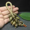 Chaveiro Pingente de Cacho de Uva de Madeira para Homens e Mulheres, Corrente de Celular, Pingente de Bolsa, Presente Simples