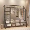Tendedero de Ropa de Piso Vertical para Dormitorio Hogar Perchero Colgador Balcón Simple Engrosado Barra de Secado Tendedero