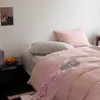 2026 Novo Conjunto de Roupa de Cama de Algodão Puro com Toque de Papel Lavado, Peça Única